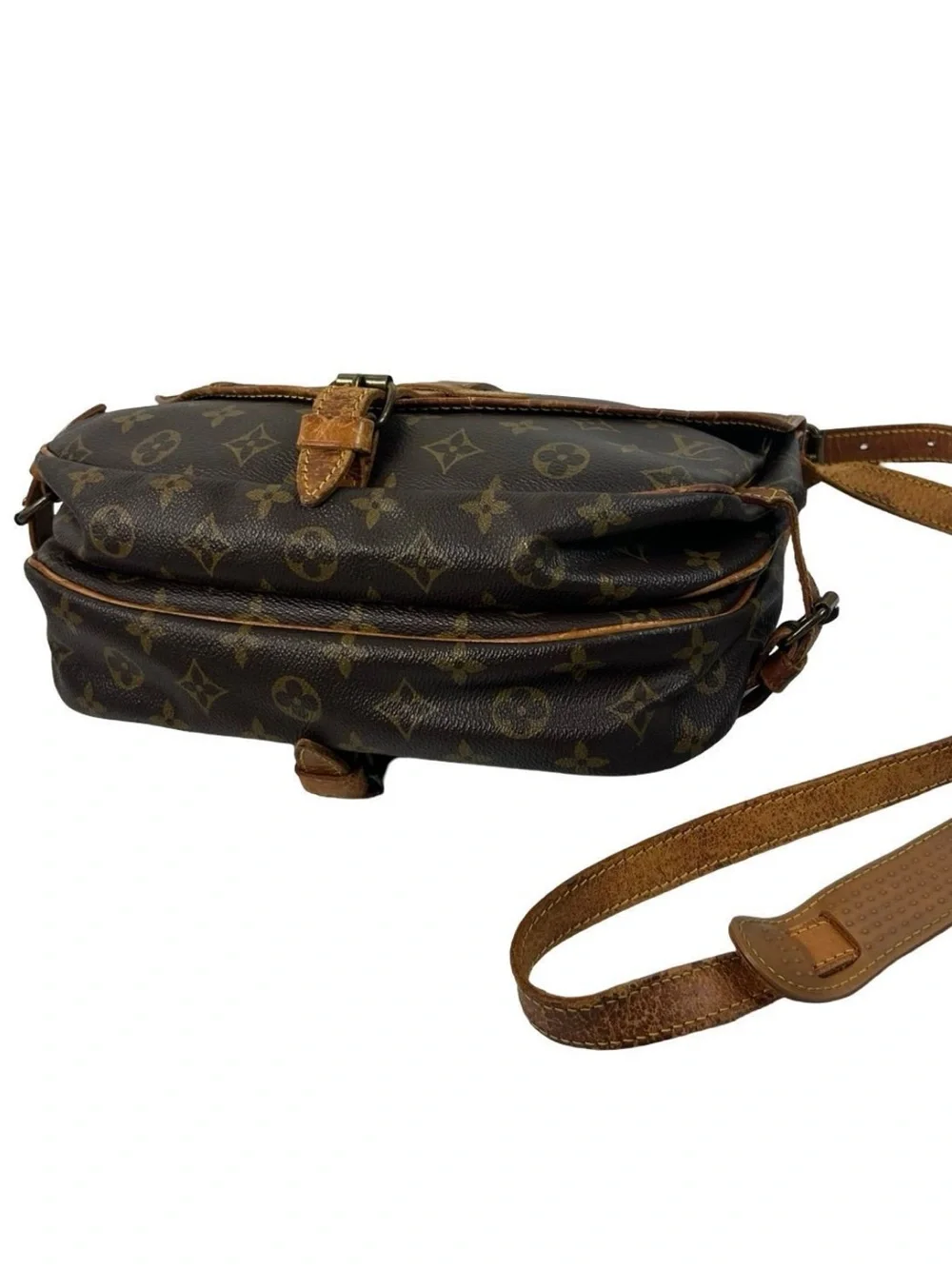 Louis Vuitton Monogram Canvas Messenger Bag with Vachetta Trim unisex - Picture 15 of 15